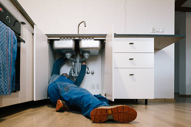 Professional Leak Detection technician working in Kewaskum, WI